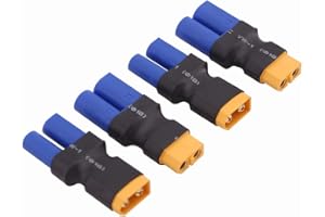 OliRC 4 pièces XT60 XT-60 à EC5 mâle Femelle Adaptateur connecteur (C154-4)