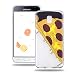 Produktbild Suming Samsung Galaxy J5 2017 SM-J530F Tasche Transparente Kristallklare Schutzhülle Weiche TPU Silikon Schale Flexible Schlanke Leichte Schutzhülle Anti-Kratz Stoßfeste Staubdichte Etui - Gelbe Pizza