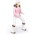 Papo Figurines - Cavalière Fashion Rose & Cheval Assorti - Collection Enfant Dès 3 Ans