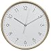Produktbild Hama Wanduhr HG-250, Holz (geräuscharme Uhr ohne Ticken, 25 cm Durchmesser) weiß/natur