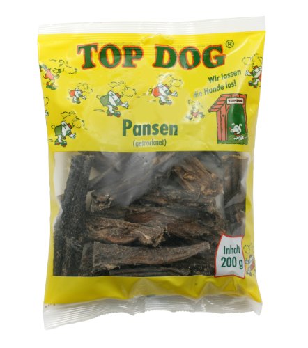 Preisvergleich Produktbild Rinderpansen - Pansen - Tripe getrocknet 200g von TOP DOG Heimtiernahrung
