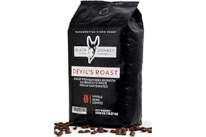 Black Donkey | Caffè in Grani 1KG | Extra Forte | Alto Contenuto di Caffeina