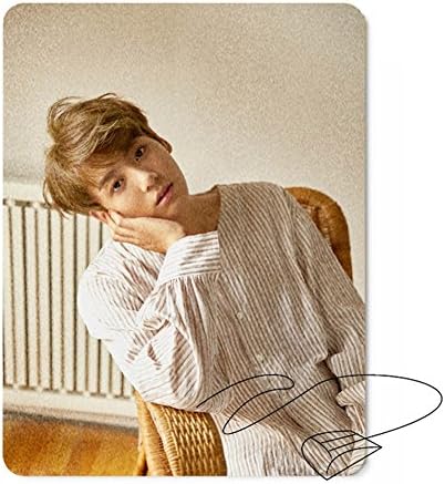 Loheag Clinor Bangtan Boys BTS Mouse Pad Mouse Pad Mouse Mat | Love Yourself | Jung Kook Jimin, V, Suga, Jin, Hope Rap Monster, Excellent Gift for the Army multicolour Jung Kook 26 x 21 cm