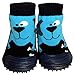 C2BB - Baby boys Socks shoes with grippy rubber | Blue dog - Size: 20