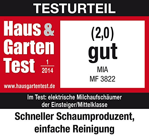 MilkTwister Elektrischer Milchaufschäumer / Milcherwärmer kabellos und Antihaftbeschichtet,Inhalt 580 ml, Milch aufschäumen in 90 Sek., 3in1 Funktionen (Milch aufschäumen, erhitzen und kalt aufschäumen), schwarz, inkl. 1x Kakaopulver 250gr - 2