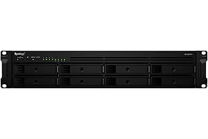 Synology RackStation RS1221RP+ Serveur de Stockage NAS Rack (2 U) Ethernet/LAN Noir V1500B