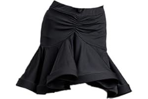 HWBZSZY Bambini Ballo Latino Vestito Pratica Mezza Gonna Leopardo Sala da Ballo Tango Salsa Samba Performance per Le Donne Ragazze Spandex Concorso Esame Costumi di Danza