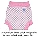 Splash About Kids' Reusable Swim Happy Nappy - Pink/White Gingham, Large (6-14 Months)