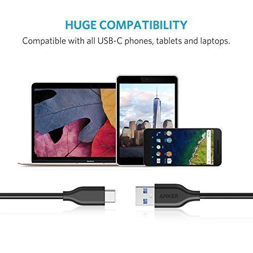 3-Pack-Anker-PowerLine-USB-C-to-USB-30-Cable-3ft-with-56k-Ohm-Pull-up-Resistor-for-USB-Type-C-Devices-Including-the-new-MacBook-ChromeBook-Pixel-Nexus-OnePlus-2-and-More
