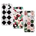Produktbild Misstars 3X Hülle für Galaxy J4 2018 Marmor, Weich TPU Silikon Bumper mit IMD Technologie Schutzhülle Flexible Dünn Backcover für Samsung Galaxy J4 2018,Tropical Forests+Geometric+Schwarz Weiß Gitter