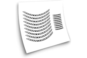 STAR SAM Autocollants compatible avec de Jante de vélo VTT Bontrager Kovee TLR MTB 29"