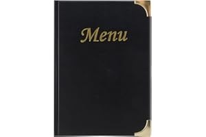 Porta menús Securit Basic 23,7 x 17,2 cm Negro