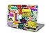 Produktbild Minyine Computerabziehbilder MacBook Laptop Bunte Graffiti Kunst Film Aufkleber Shell Protection Paster für Pro 15,4" Coole Aufkleber