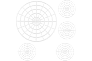 KICHOUSE Pickle Press 4.7 Inch Round Fermentation Weight Mesh Plate for Vegetable Canning Kimchi Jar Pressing and Pickling