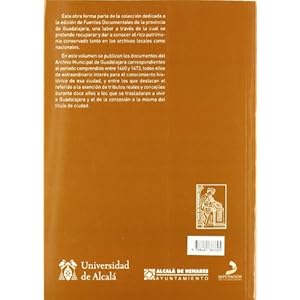 Fuentes históricas de Guadalajara. Archivo municipal de Guadalajara III (1460-1473) (El Taller del Historiador)