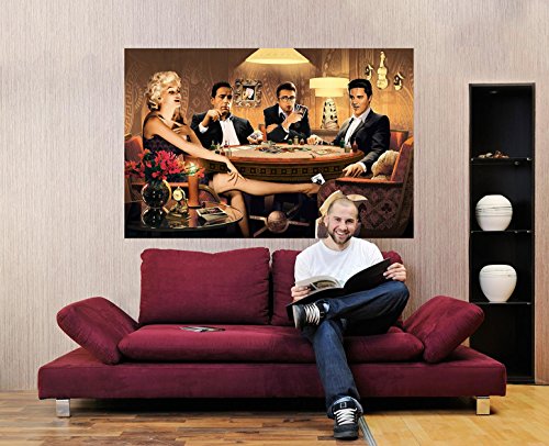 Fototapete FOUR OF A KIND 175×115 Elvis James Dean Marilyn Monroe Humphre Bogart - 2