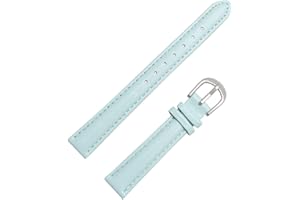 BEGISA 14/16/18/20mm femmes couleur unie en cuir véritable Bracelet de montre Bracelet doux peau amicale montres bande avec des outils d'installation