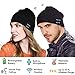 Price comparison product image Bluetooth Music Beanie, Unisex Bluetooth Knit Hat with Stereo Headphones and Microphone Hands Free Talking for iPhone Samsung Android And iPad(Black)