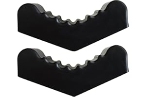 AUTOXBERT 2 Stück Wagenheber Gummiauflage Unterstellbock Gummipuffer Gummiblock hebebühne Auto Zubehör KFZ Für Unterstellböcke 6T