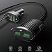 Produktbild Jiqiaoda2 Car Charger C501 5.1A 4 USB Ports Universal Mobile Car Charger for iPhone Samsung-Black