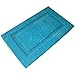 Produktbild JEAN ALAN Tapis de bain ALASKA 100% coton 60x100 cm - Bleu turquoise