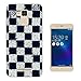 Produktbild 003260 - Hand Drawn Checkers Chess Board Design Asus Zenfone 3 Max Fashion Trend Silikon Hülle Schutzhülle Schutzcase Gel Rubber Silicone Hülle