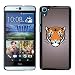 Produktbild // MECELL CITY PRESENT // SmartPhone Schutzhülle Harte PC Hülle Plastik Etui Deckel Hülle kühles Bild HandyHülle Case for HTC Desire D826 /// Tiger-große Katzen-Kamm ///