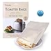 Produktbild Toasterbag (6er-Paket), Ankway Antihaft Toastabags für Mikrowelle, Toaster und Backofen-Premium Qualität, Wiederverwendbar bis zu 100 Mal