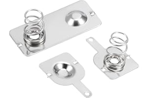 QUARKZMAN 20pz AA Batteria Piastra 24mmx11mm e 20 Coppie AA Batteria Piastra 12mmx12mm Positivo a Negativo Molla Contatto Piastra