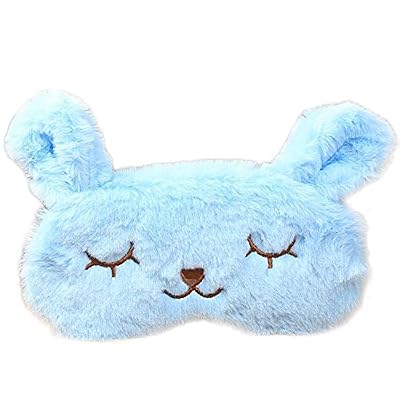 Lubier 1 PC mignon lapin Masque de sommeil Relax Sleeping Aid Coque Portable doux Eye Protectivetravel Eye Porter