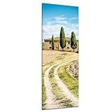 HOCHWERTIGE MATERIALIEN: Qualitätsleinwand aus gewebtem Baumwoll-Polyester-Gemisch, Rahmen aus ca. 2cm dicken Premium Keilrahmenleisten