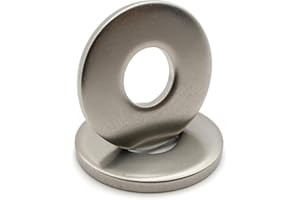 Rondelle in acciaio inox: M4 x 16 mm - ep. 1 mm | Rondella piatta M4 x 16 mm | Acciaio inossidabile A4 (V4A/AISI 316) norma DIN 9021 | Per viti, dadi, bulloni: set di 100 pezzi - ProRaje