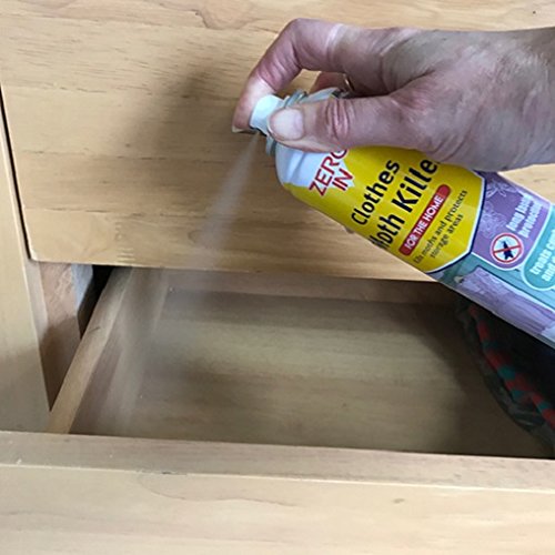 Zero In Clothes Moth Killer (300 ml Aerosol, Transparent, Surface