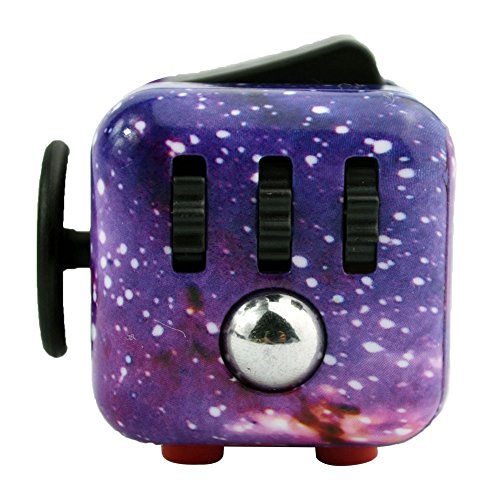 Walwh Relieves Stress and Anxiety Cube Edc Fidget Toy for Children and Adults Starry Night