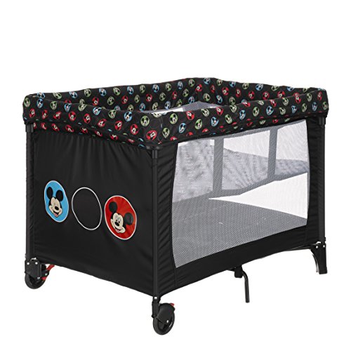 Disney Bassinette Travel Cot (Mickey Circles)