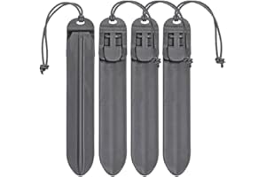 ACEXIER Bâton Tactique Molle à libération Rapide Pals Sangle Attache Clip Sangle acétal polymère 14,6 cm Accessoires de Chasse, Bronzé-4 pièces, Taille Unique