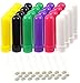 Essential Oil Aromatherapy Blank Nasal Inhaler Tubes, Assorted Colors, As Shown (24 Pack) with wicks RS.1499.00