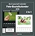 Foto-Bastelkalender 2018 - 2 in 1: schwarz und weiss - Bastelkalender: Do it yourself calendar (21 x 22) - datiert by 