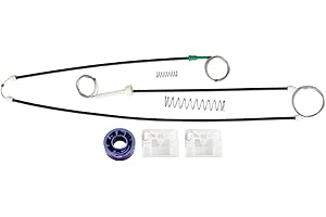 Bossmobil compatible con A3 (8P1), Delantero derecho, kit de reparación de elevalunas eléctricos