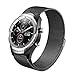 Produktbild Aimtel für Ticwatch Pro Milanese Band, 22MM Milanese Magnetic Zubehör Edelstahl Ersatzuhr Uhrenband Armband Strap Band für Ticwatch Pro(Schwarz)