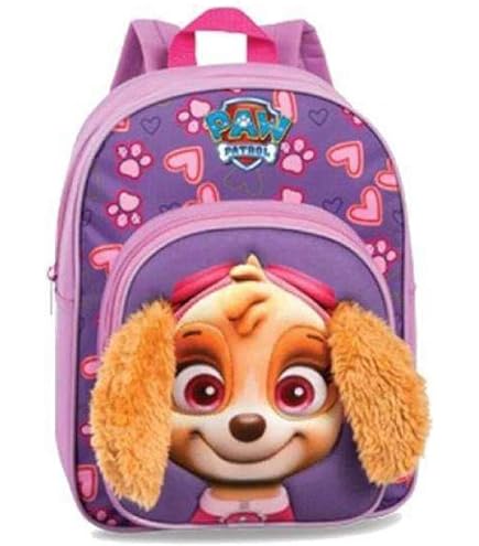 Peluche Chase Pat'Patrouille (Paw Patrol) 30 Cm Avec Sac à Dos - Occasion - Marque Nickelodeon