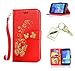 Produktbild Silikonsoftshell PU Hülle für Samsung Galaxy J1 (2016) /J120 (4,5 Zoll) Tasche Schutz Hülle Case Cover Etui Strass Schutz schutzhülle Bumper Schale Silicone case+Exquisite key chain X1#AW (9)