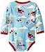 Hatley Baby Boys Long Sleeve One Piece-Storm Romper, Blue, 6-12 Months