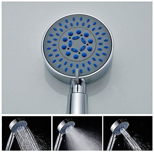 Auralum® Handbrause Dusch Set Regenbrause Brauseset Duscharmatur + Schlauch Wandhalterung - 3