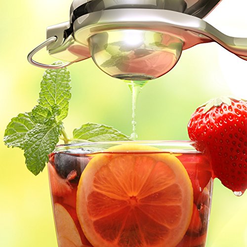 Innovee Zitronenpresse – Premium Qualität Professioneller Zitruspresse im Edelstahl mit Frei Zitronen Rezepte Ebook - 2