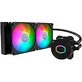 Cooler Master MasterLiquid ML240L ARGB V2 CPU Liquid Cooler - Black | Support Intel & AMD CPU Socket AM5, AM4, AM3, LGA1700, 