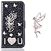 Produktbild Diamant Funkeln Bling für Huawei Mate 20 Lite,Glitzer BookStyle Slim Schutzhülle Flip Folio Wallet Stand Card Slots Pocket Magnetverschluss Leder