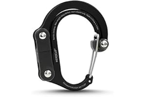 GEAR AID HEROCLIP Mały karabińczyk z haczykiem obrotowym - Zaczepiaj wszystko i wszędzie dzięki temu wielofunkcyjnemu karabińczykowi