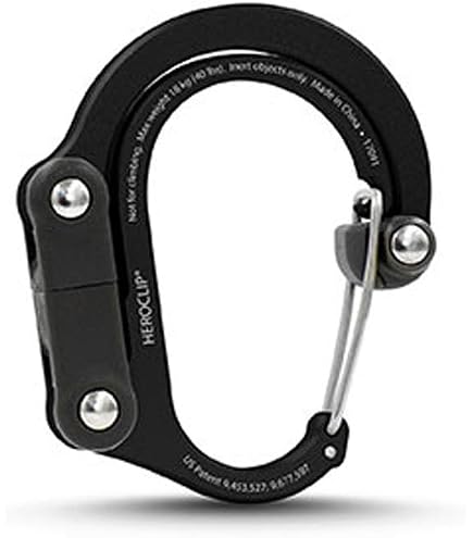 50 Stück Aluminium Karabiner Feder Clip Haken, Sch Produktbild-Vorschau 3