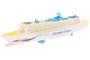 KOWAKU Flashing Ocean Liner Cruise Ship Boat Electric Toy W/ LED Light & Sound Gift